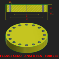 FLANGE CEGO - ANSI B 16.5 - 1500 LBS